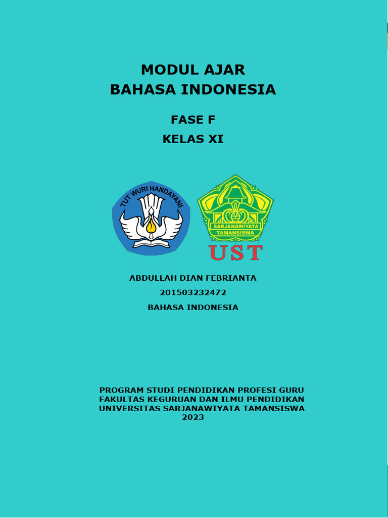 Modul Ajar Bahasa Indonesia Kelas XI | PDF | Karier & Perkembangan