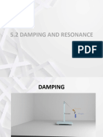 5.2 Damping and Resonance