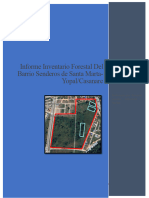 Informe Inventario Forestal Del Barrio Senderos de Santa Marta