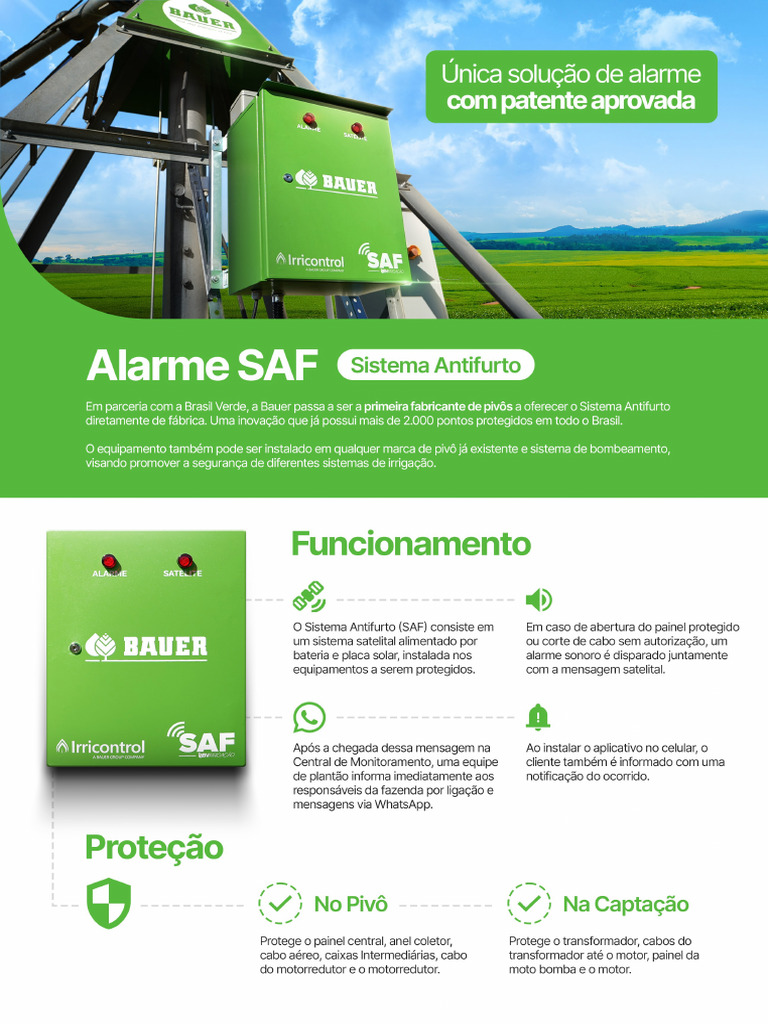 Folder Alarme SAF - Digital | PDF