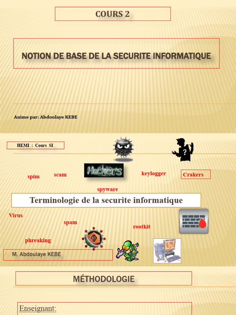 Terminologie de la sécurité informatique | PDF | Ordinateurs