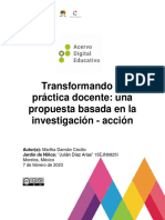 15EJN0825I - Transformando La Práctica Docente Una Propuesta Basada en La Investigación