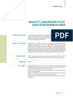 Quality Assurance Plan Qap For Shipbuilding 1