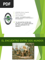 Material Apoyo Guía N°9 Octavo Básico Descubrimiento de America El Encuentro de Dos Mundos