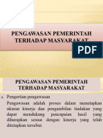 Pengawasan Pemerintah Terhadap Masyarakat