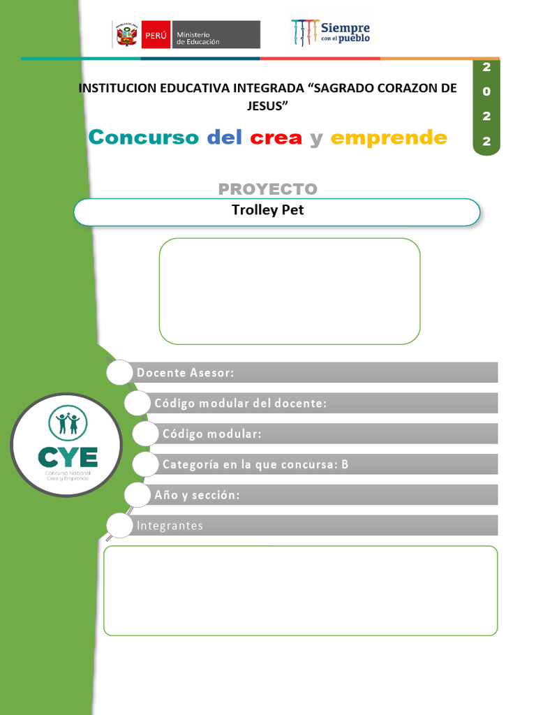Informe Del Proyecto CREA Y EMPRENDE EPT | PDF | Las compras en línea ...
