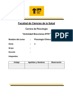 Entregable 01 - Psico Clinica