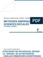 Méthodes Empiriques Cours No 3