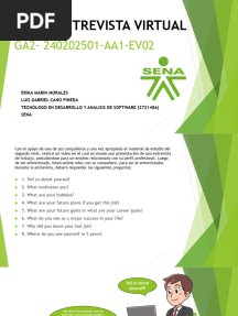 Video Entrevista Virtual Ga2 - 240202501-Aa1-Ev02