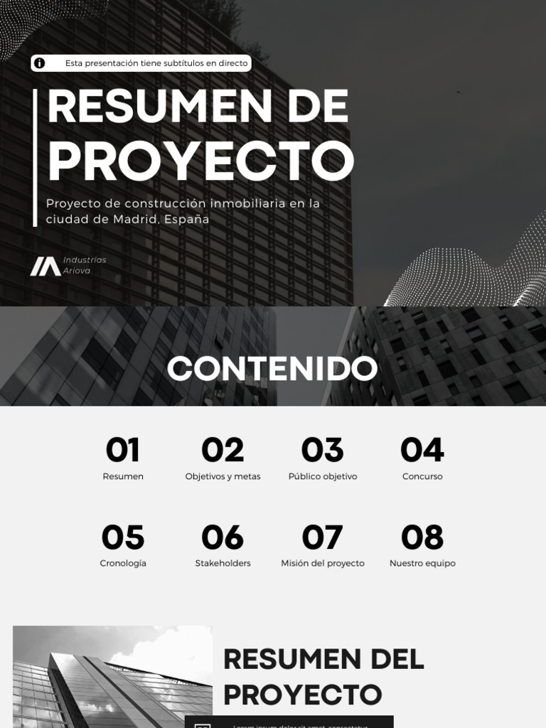 Presentación de Proyecto de Arquitectura Sencillo Verde | PDF