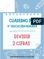 CUADERNO DIVIDIR 2 CIFRAS - 4 CURSO EDUCACION PRIMARIA