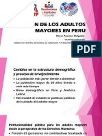 Situacion de Los Adultos Mayores en El Peru