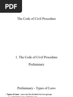 The Code of Civil Procedure