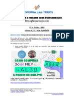 Informe Nro 122 - Análisis MACROENOMICO A GALICIA e YPF - Opciones Suben o Bajan