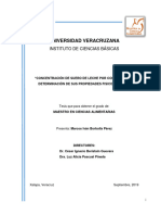 Concentración de Suero de Leche Por Congelación y Determinación de Sus Propiedades Fisicoquímicas