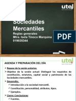 Unidad 3 Sociedades Mercantiles. Reglas Generales.2021