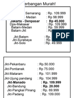 Penerbangan Murah!