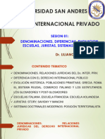 Semana 01 Denominaciones, Diferencias, Evolucion, Escuelas, Juristas, Doctrinas (8646)