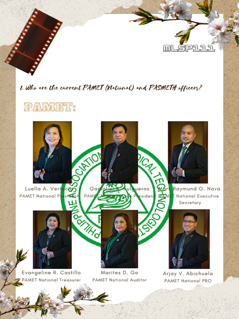 PAMET and PASMETH 2023 Members | PDF