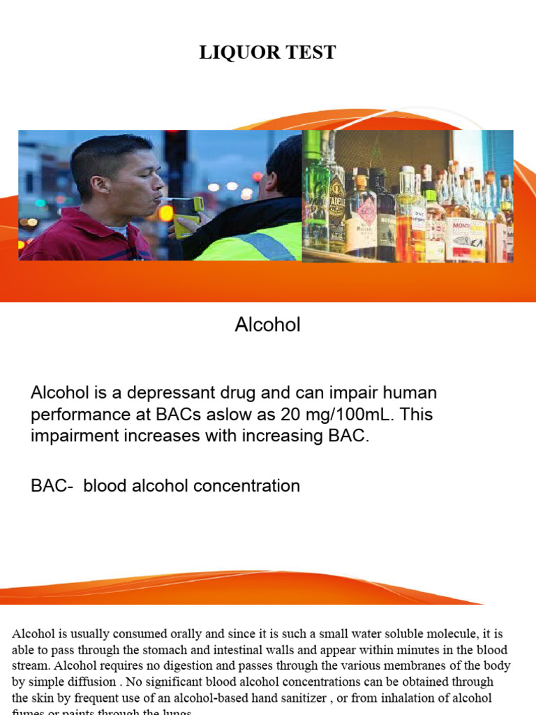 Liquor Test PDF