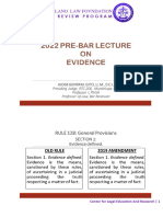 Judge Gito Rules of Evidence