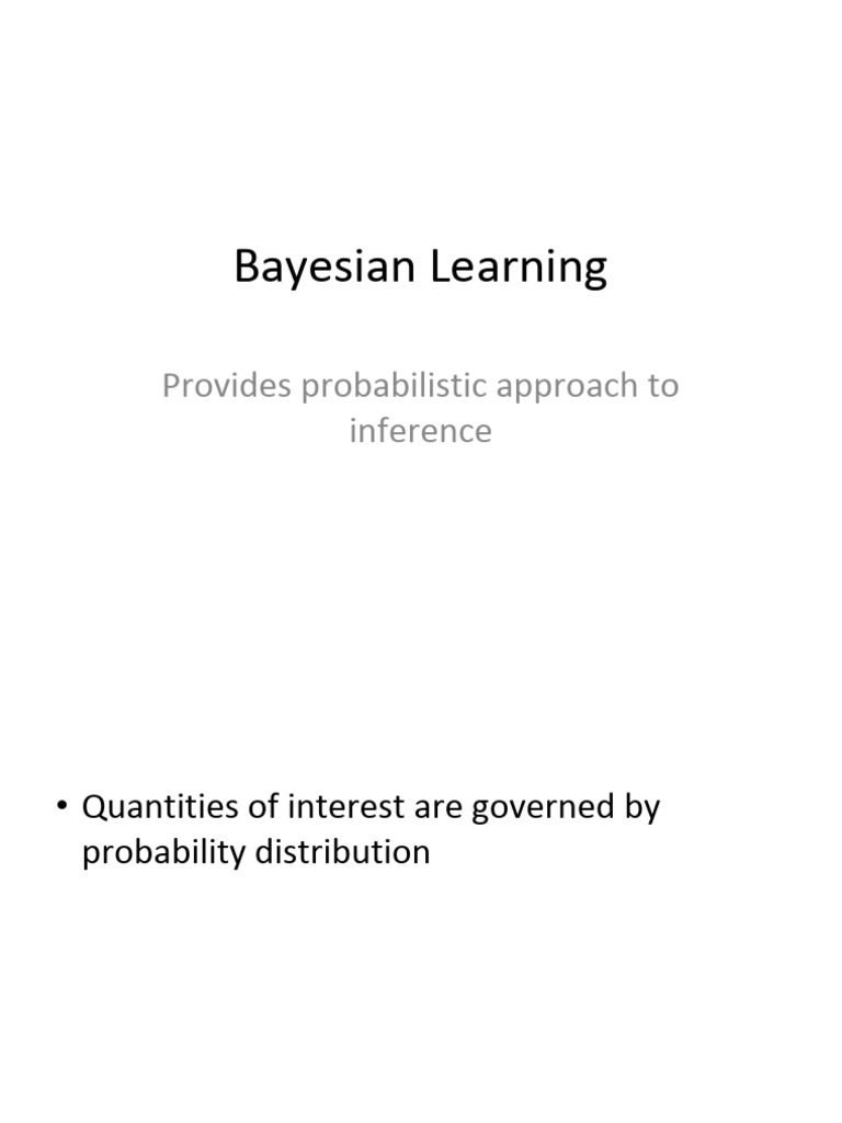 Bayesian Learning Model | PDF