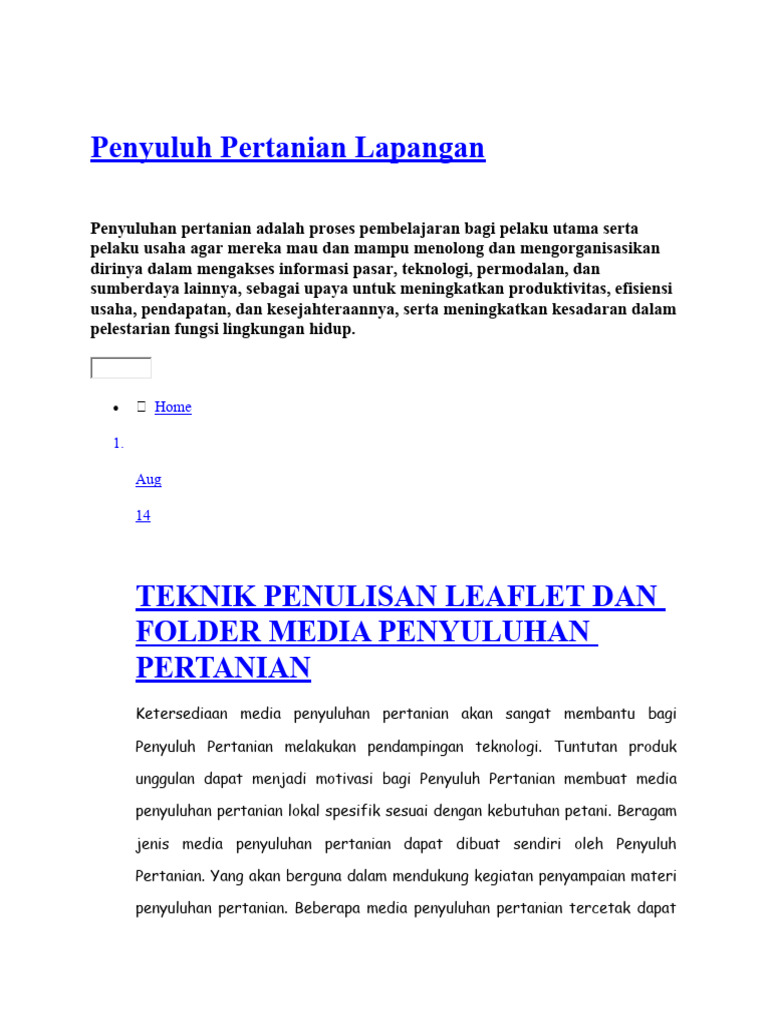 penyuluh pertanian memberikan bimbingan di lapangan