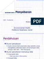 Pertemuan 5 Ukuran Penyebaran