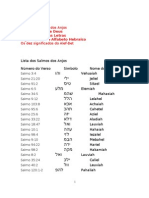 72 Nomes de Deus e Seus Salmos