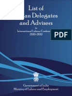 List of Indian Delegates Advisors - 0