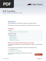 Ipv6 Tunnel Feature Overview Guide