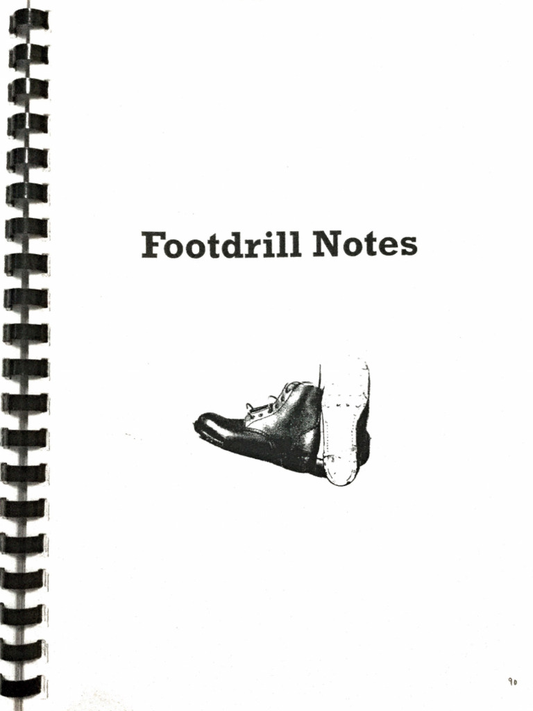Footdrill notes pdf