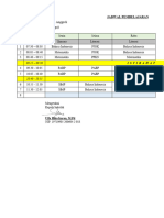 Jadwal K13 Kelas III 2023.1