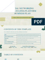 Social Networking Services (SNS) Platform Business Plan by Slidesgo