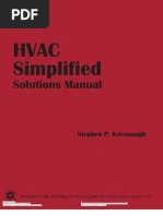 HVAC Simplified Solution Manual