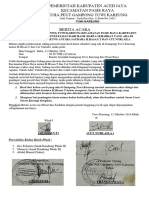 Berita Acara Sidang Tuha Peut