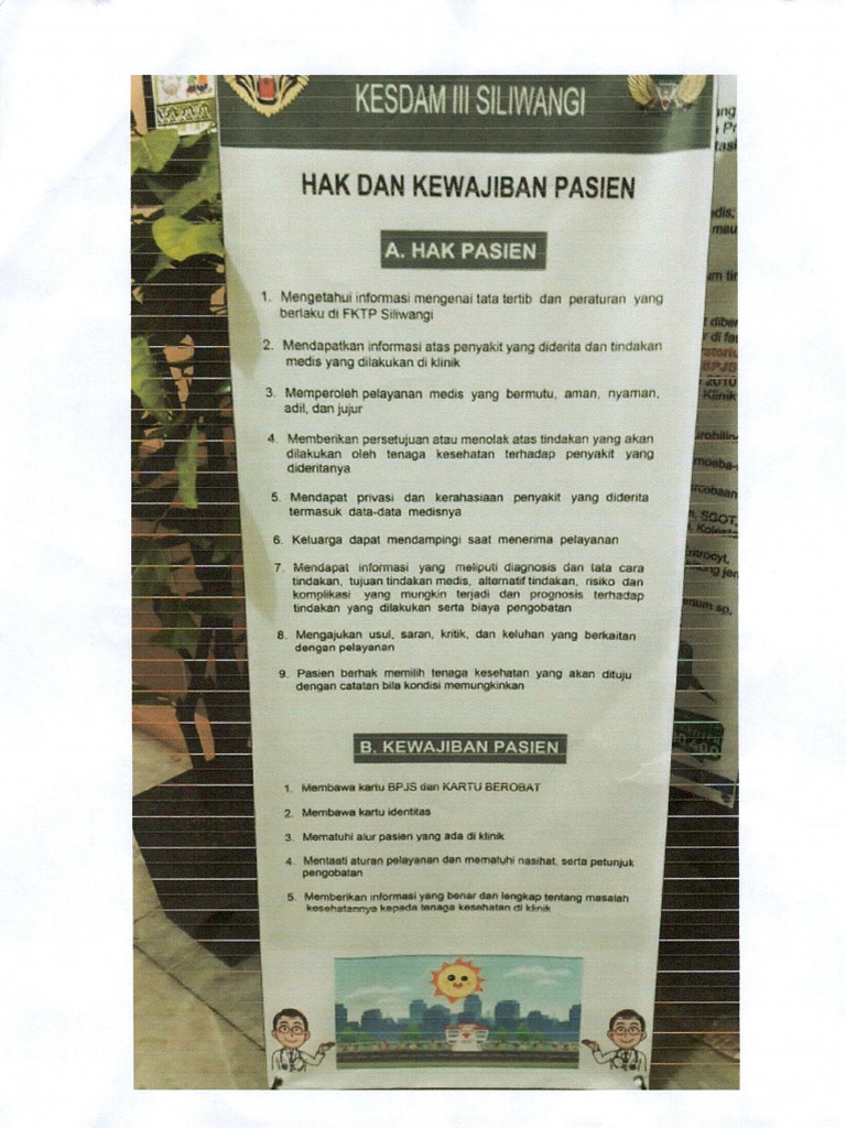 Banner Hak Dan Kewajiban Pasien - 0001 | PDF