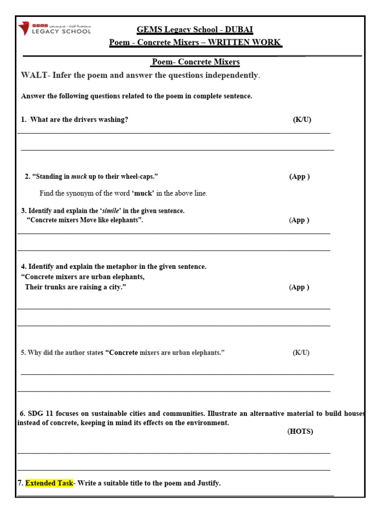 PoemConcrete Mixers Written Work AK Final PDF Cognitive Science