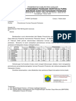 Surat Permohonan Formasi Penyuluh Pertanian