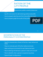 Personality System Profile Using DISC