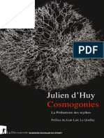 Cosmogonies. La Prehistoire Des - Julien D' Huy