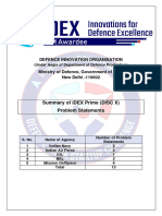 iDEX Prime (DISC X) Final Sheet - Under Review