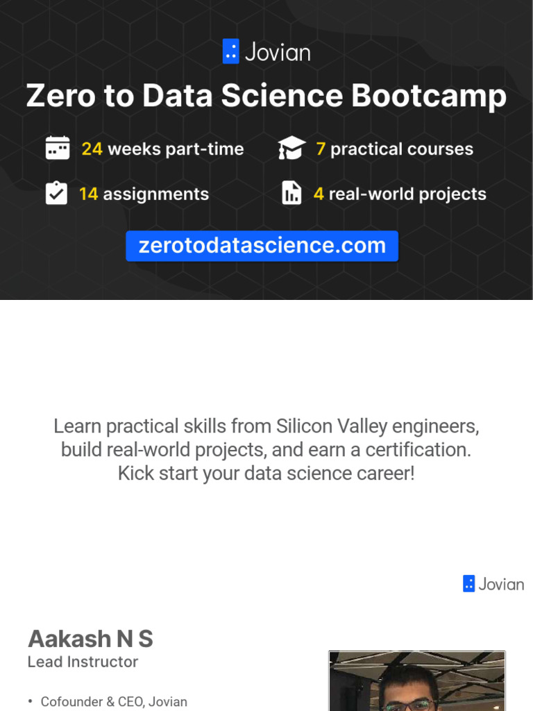 Data Science Bootcamp Overview | PDF | Business