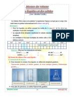 Mesure Du Volume Des Liquides Et Des Solides - Prof - tahiRI (WWW - Pc1.ma)