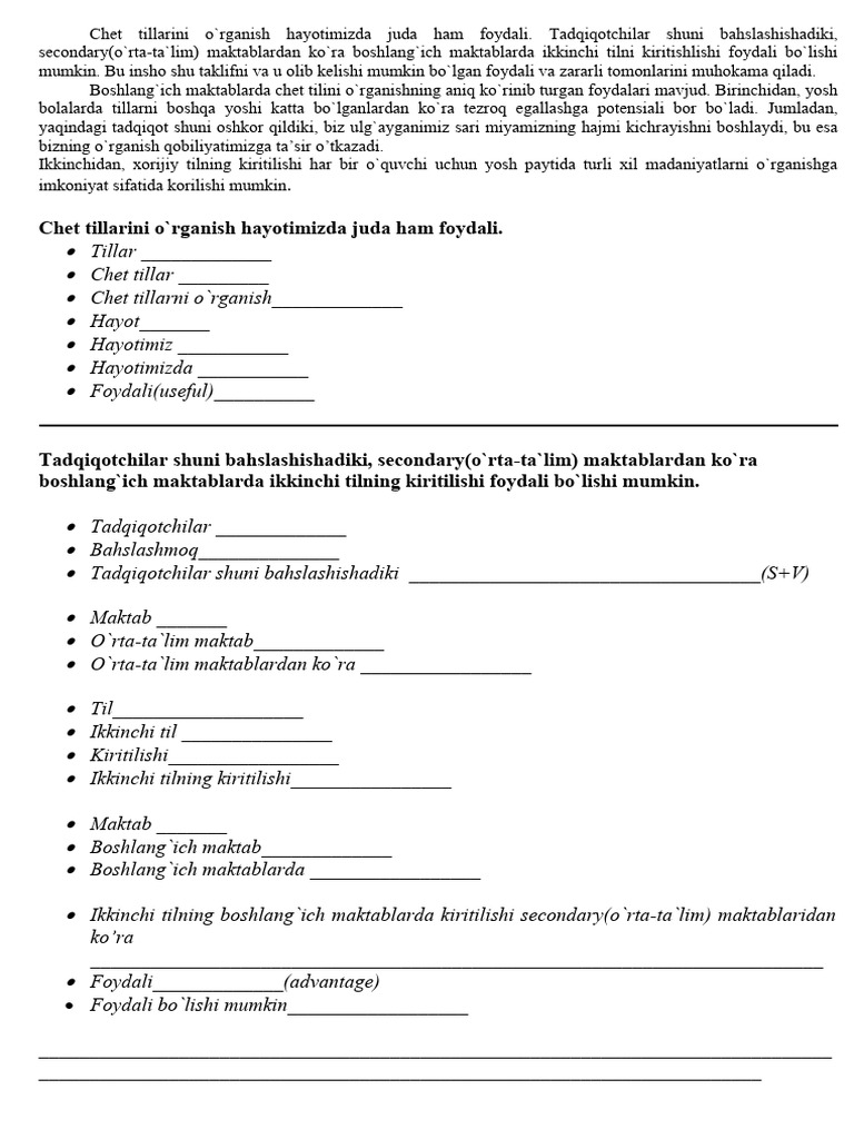 Writing pdf