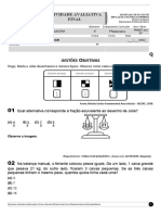 3 Ava. Bim. - Matemática - 5º Ano