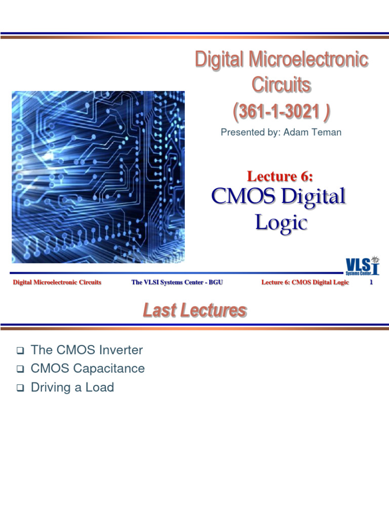 06 CMOS Digital Logic Annotated | PDF