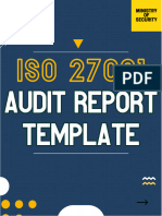 ISO 27001 Audit Report Template