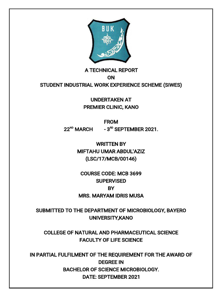 A Technical Report On Student Industrial | PDF
