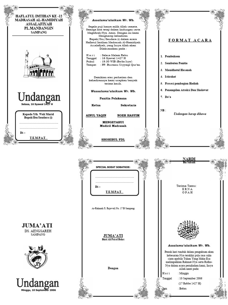 Undangan 3.1 | PDF